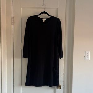 H&M Black Long Sleeve Dress